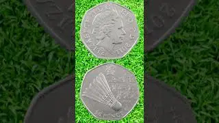 Badminton london 2012  UK FIFTY PENCE COIN DATED 2011