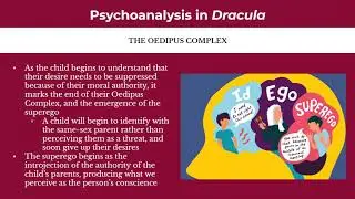 Freudian Psychoanalysis and Dracula (English 3)
