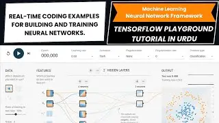 Tensorflow Playground Tutorial with Live Coding Example 💻 #tensorflow