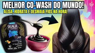 O MELHOR CO-WASH DO MUNDO! ALISA, HIDRATA E VAI TE DEIXAR DE QUEIXO CA&Iacute;DO!
