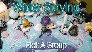 🌊 WATER SCRYING READING 🐚 Conchomancy + Crystal + Tarot Reading 🔮 CHANNELED MESSAGES 🕯 Pick A Card 🃏