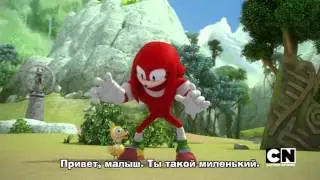 Knuckles and the Baby Ducks Sonic boom clip