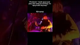 When Nirvana got asked to lip-sync on TV&hellip; they did this 💀😂