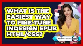 What Is The Easiest Way To Fine-tune InDesign EPUB HTML/CSS? - Design Tool Unlocked