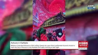 Holy Karbala Witnesses Mass Mourning Ceremonies and Husseini Rituals on Ashura