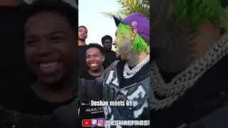 Deshae meets 69 #capaholics #youtubeshorts #livestream #twitch #deshaefrost #6ix9ine #banger #clips