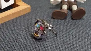 SEA-GULL 70th Anniversary Vintage TV Dial! D1051 Quartz Table Clock | Retro Classic Unboxing