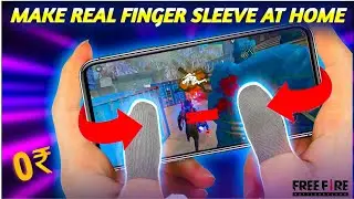 How To Make Real Finger Sleeves For Gaming | Finger Sleeves At Home | Finger Sleeves Kaise Banaye