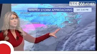 Ice Storm 4 P.M. Update 1.24.26: Winter storm approaching North Carolina with hour-by-hour impacts