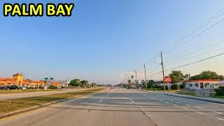 Palm Bay Florida Driving Through