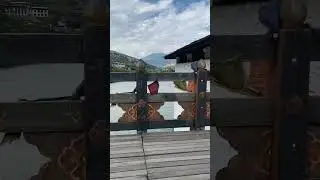 Beautiful Bhutanese Bridge in Wangdue #bhutantravelguide #discoverbhutan #naturelovers