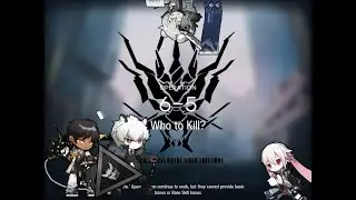 Arknights 6-5 trust farming with 4 dudes