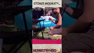 Stoner Ingenuity At It's Finest | Herbistry420 #shorts