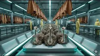 Inside the Ostrich Factory &ndash; (Full Process) How Luxury Straps Are Made