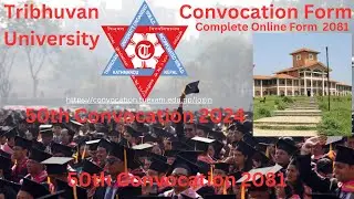 TU 50th Convocation Form Online 2024 | Fill-Up Convocation Form 2081 Online | Successfully