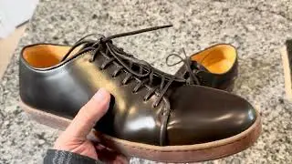 Crown Northampton Harlestone Derby - Horween Dark Cognac Shell Cordovan