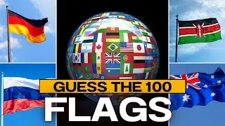 Guess 100 Country Flags 🌍 | World Flags Quiz Challenge for Geography Lovers