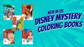 Disney mystery coloring books now in US!