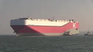 Global Highway | K-Line Vehicles Carrier Ocean Dock arrival Southampton 23/02/19
