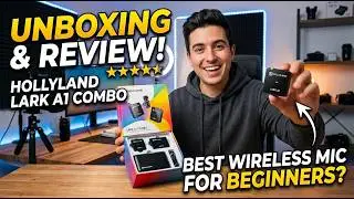 Hollyland Lark A1 Combo Unboxing & Review - Best Wireless Mic for Beginners?