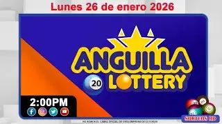 Anguilla Lottery en Vivo | Lunes 26 de enero 2026/ 02:00 PM #Loter&iacute;asDominicanas