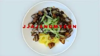 The most delicious recipe - Noodles with blackbean sauce (Jjajangmyeon:  짜장면) - non starch ver.