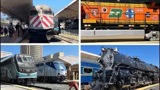 (9/20/25) Railfanning LA union During Railfest! ft. 3751, 90225, BNSF 5869, Hornshows, And more!!