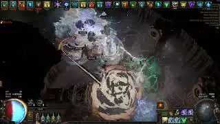 (POE 3.26) PBOD Elementalist T17 x 3 risk Abyss showcase