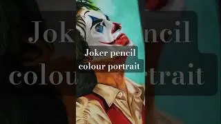 Joker drawing  #joker #shorts #youtubeshorts #art #realisticdrawing  #pencilcolour #colour #trending