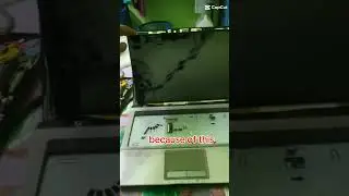 why can't the laptop screen be repaired ?