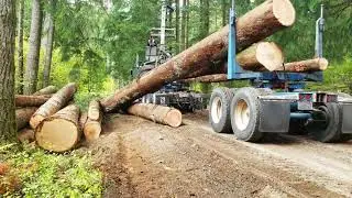 Self Loading Log Truck and Our First Job Ever!!!