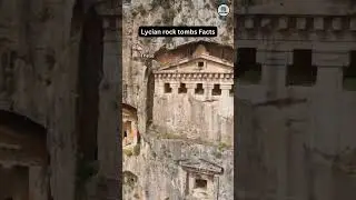 Lycian rock tombs in Dalyan #shorts #facts #lycianrocktombs