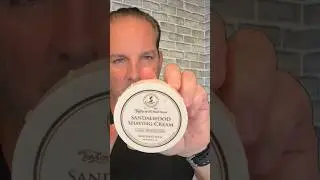 Lathering TOBS Sandalwood in 1 Minute #skincare #shaving #quick #shorts #tips #barber