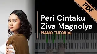 Ziva Magnolya - Peri Cintaku (Piano Tutorial + Not Angka)