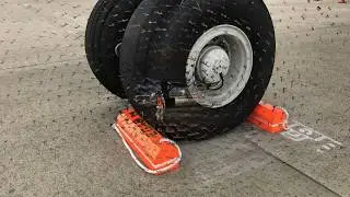chocks & safety cones placing/removing procedure