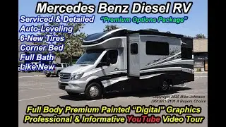 2018 Mercedes Benz Isata 3 Motorhome for sale as of May 2025 with All the Fancy premium equipment