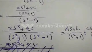 مثال عن حل المعادلات التفاضلية بواسطة تحويلات لابلاس