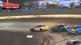 Modified Sedans - Heat 7 - Australian Title - Carrick Speedway - 03.04.15