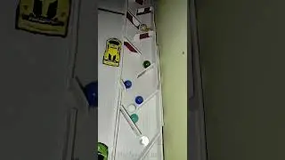 Crazy Marble Race Finish! 🏁😱🔵🟠#marblerun #shortvideo #ytshorts #satisfying