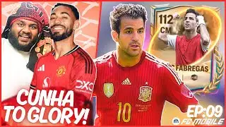 Обзор игрока Footyverse HERO Сеска Фабрегаса 112 OVR CM! | Cunha To Glory Эпизод: 9 | FC MOBILE