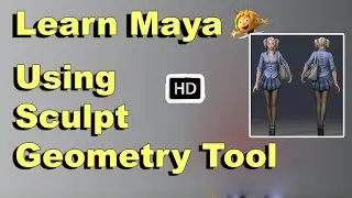 Learn Maya HD | Using Sculpt Geometry Tool | Maya Autodesk 3D Basics Animation HD |