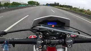 AJP PR5 250cc   Top speed com pneus de taco