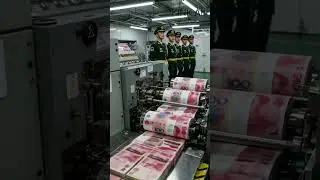 A High-Security Currency Printing.#money #shorts #shortvideo #ai #youtube #china #youtubeshorts