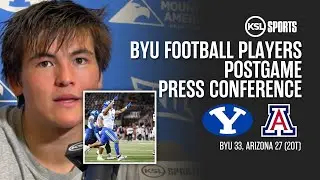 Беар Бахмайер и футболисты BYU обсуждают победу над Аризоной в 2OT