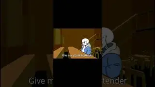 【UNDERTALE】Give me a ketchup,bartender? #shortvideo #animation #undertale #shorts  #sans #meme