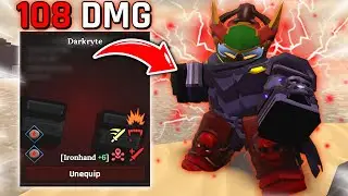 Forging the BEST MYTHIC GAUNTLET Weapon in The Forge Roblox (0.3 SPD!)