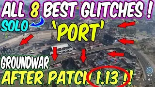 Cod MW all Best Glitches 'PORT' Groundwar 8 x Solo Glitches After Patch 1.13 Under Map PS4 XB1 PC