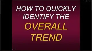 Steven Primo's How To Quickly Identify The Overall Trend