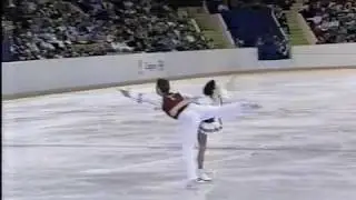 Wachsman & Waggoner (USA) - 1988 Calgary, Figure Skating, Pairs Short Program (US ABC)