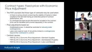 Addressing Inflation in Government Contracts